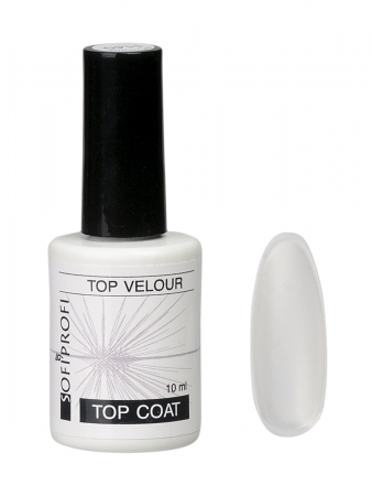 Топ для ногтей велюровый с липким слоем Velour Sofiprofi Top Coat, 10 мл